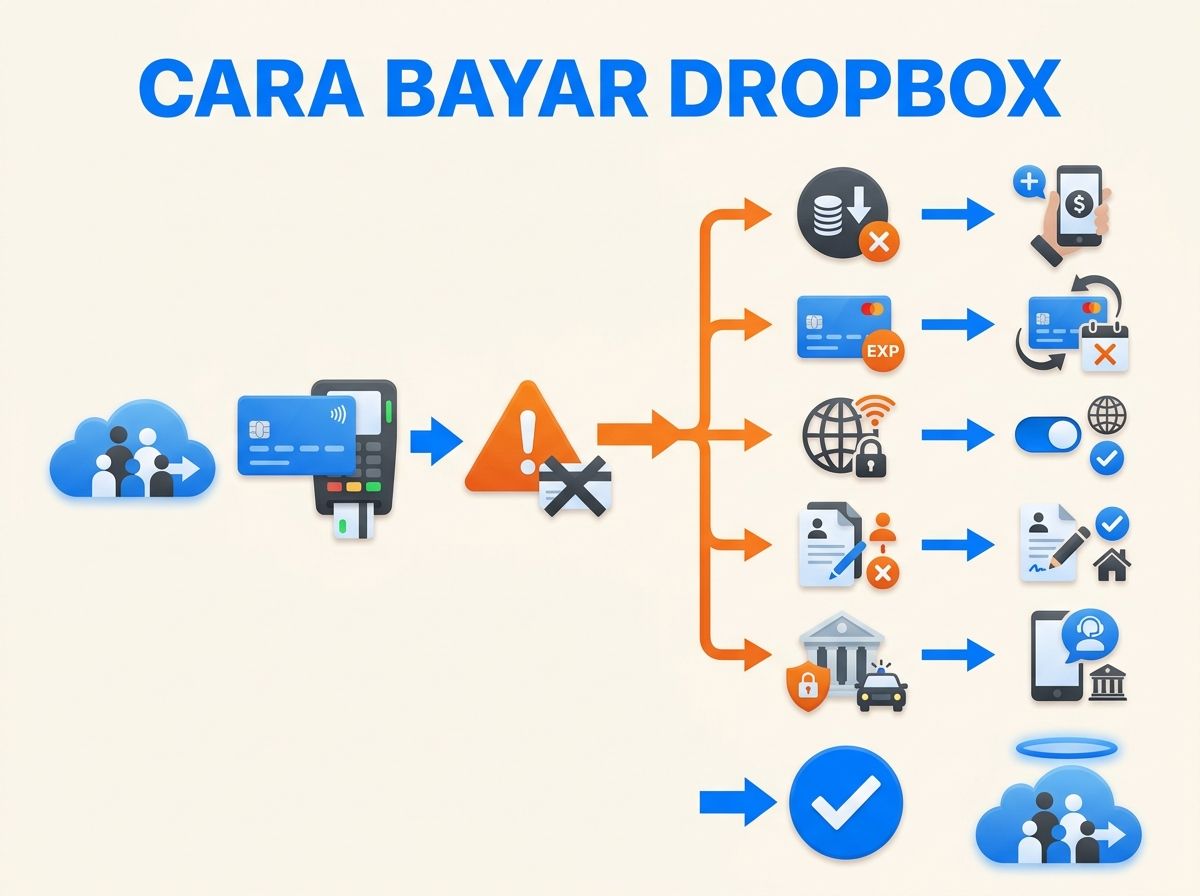 Ilustrasi Dropbox Family Gagal Bayar atau Kartu Ditolak? Ini Penyebab dan Solusinya