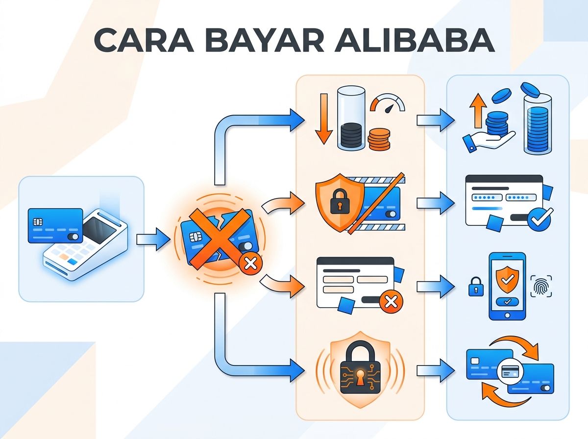 Ilustrasi Alibaba Gagal Bayar atau Kartu Ditolak: Penyebab dan Solusi