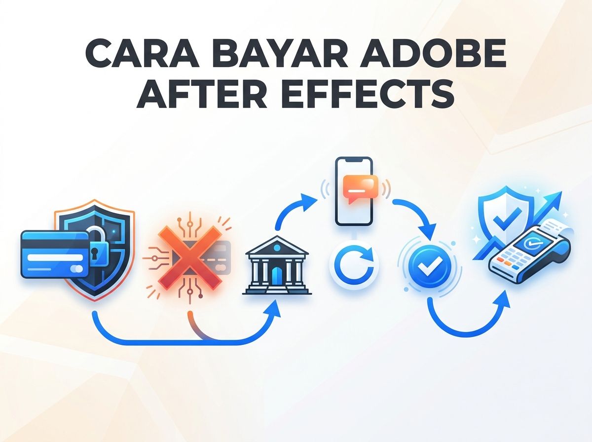 Ilustrasi Adobe After Effects Gagal Bayar atau Kartu Ditolak: Solusinya
