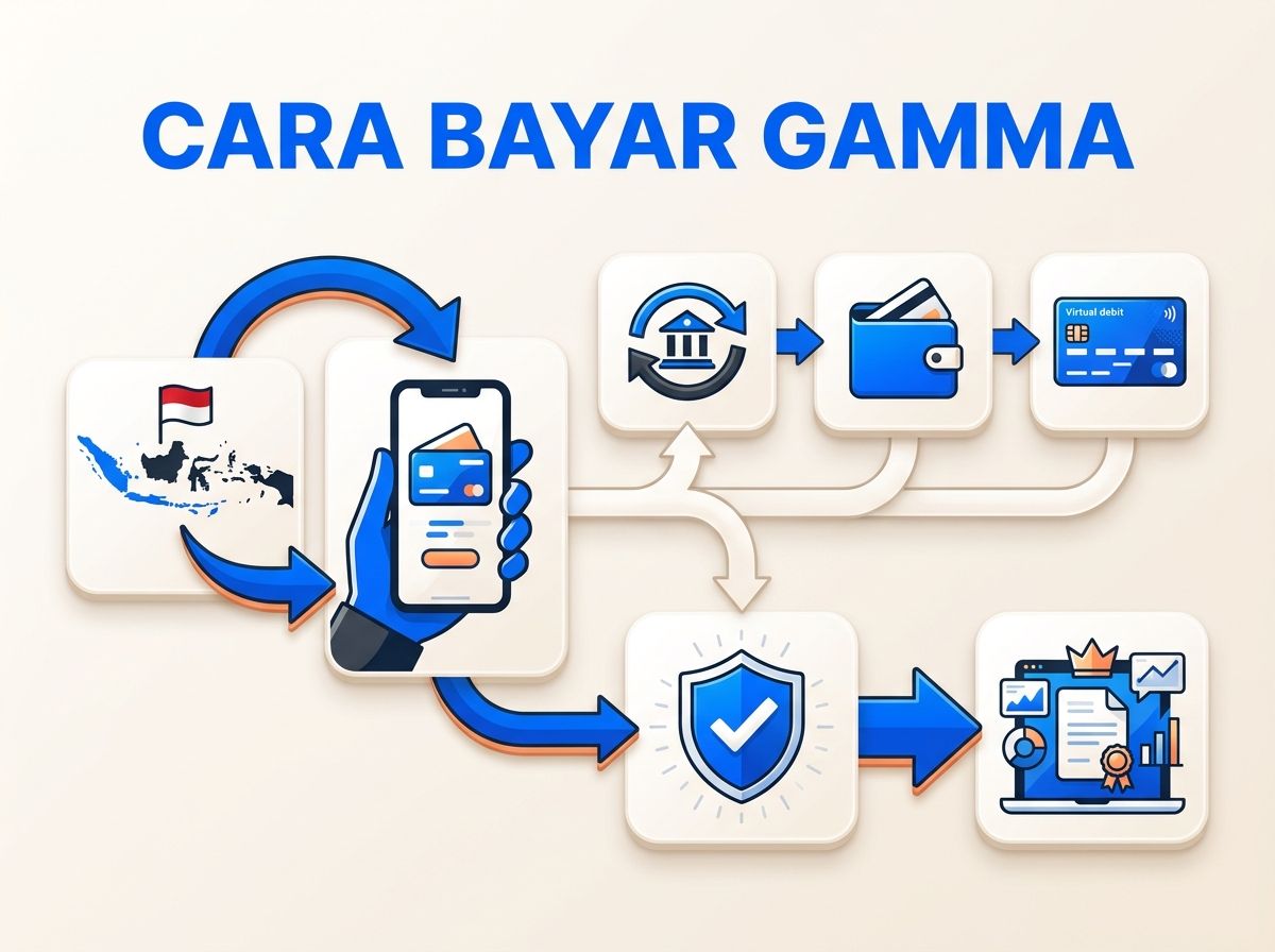 Ilustrasi Cara Bayar Gamma Plus dari Indonesia Tanpa Kartu Kredit