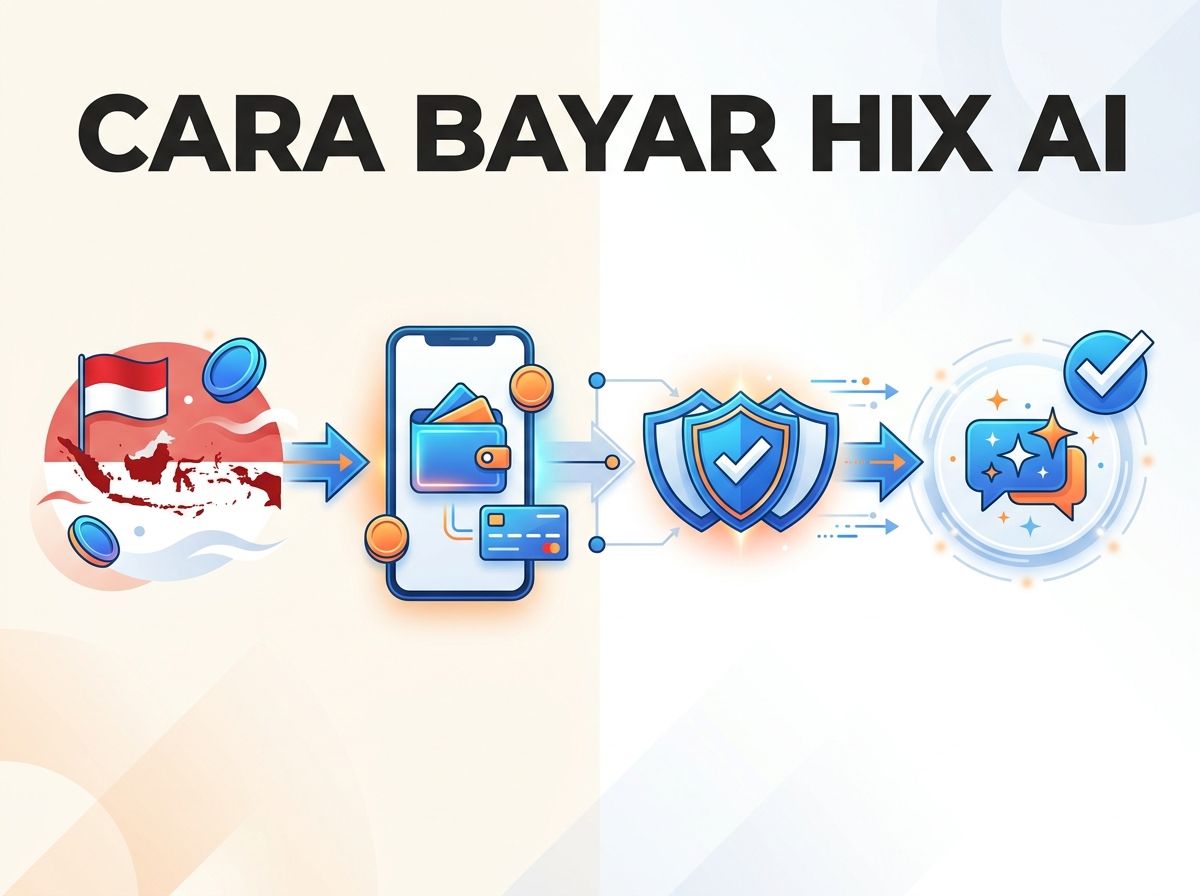 Ilustrasi Cara Bayar HIX AI dari Indonesia Tanpa Kartu Kredit