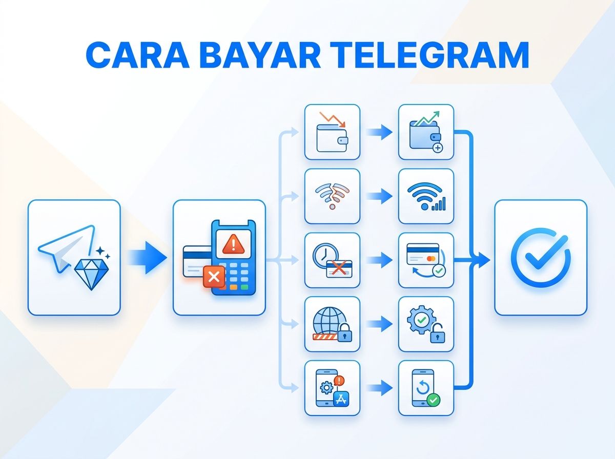 Ilustrasi Telegram Premium Gagal Bayar: Penyebab & Solusi