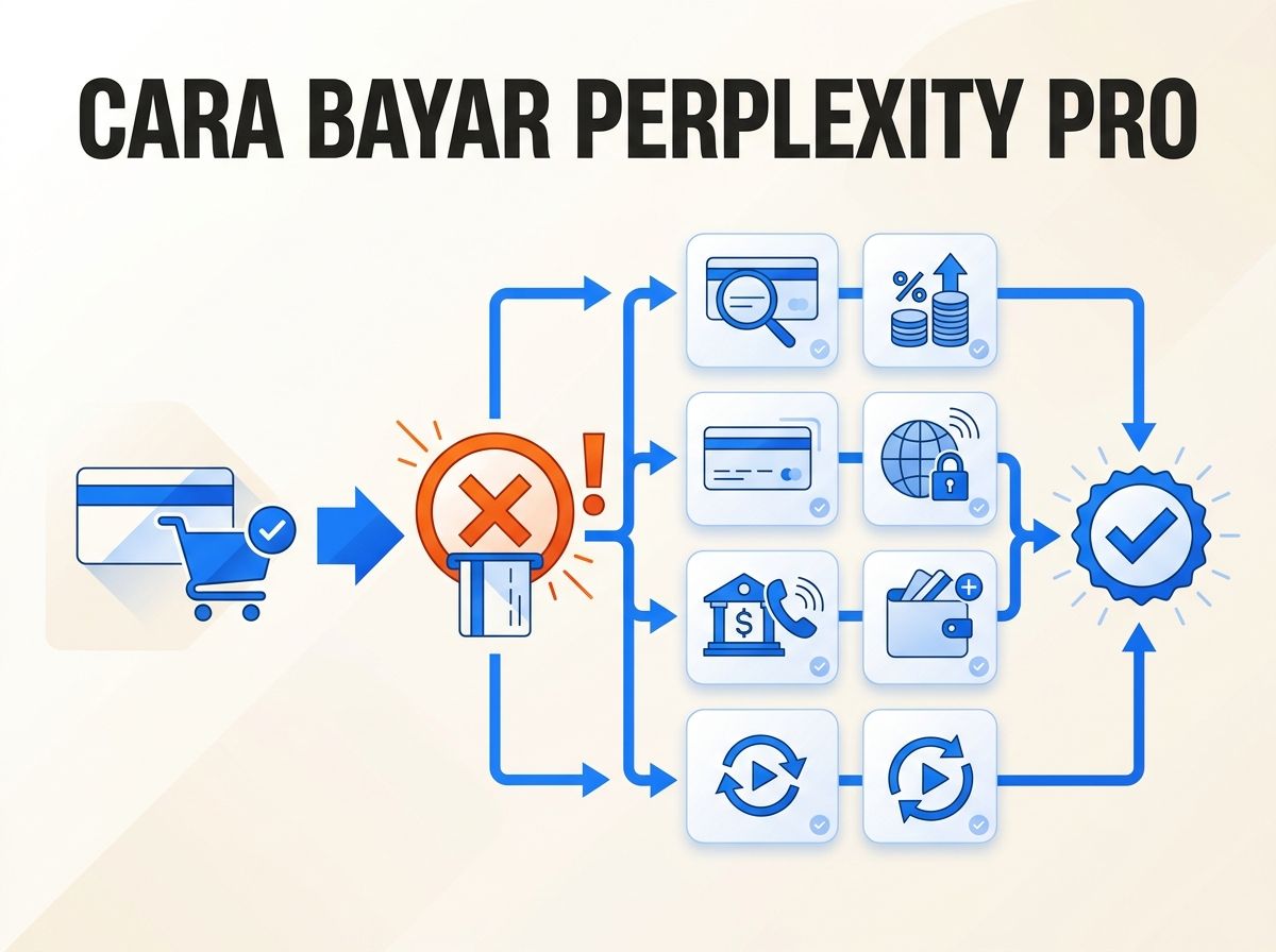 Ilustrasi Perplexity Pro Gagal Bayar atau Kartu Ditolak: Penyebab dan Solusi
