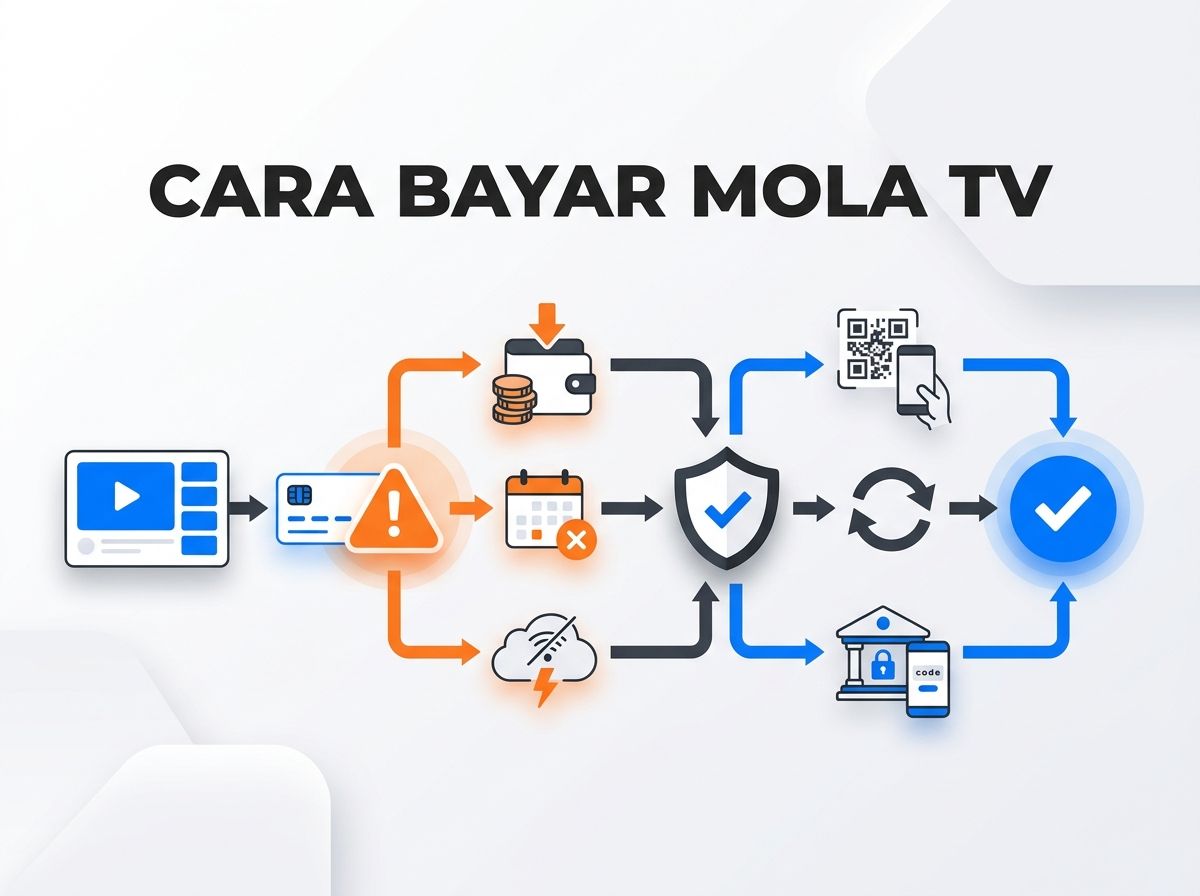 Ilustrasi Mola TV Gagal Bayar atau Kartu Ditolak: Penyebab dan Solusi