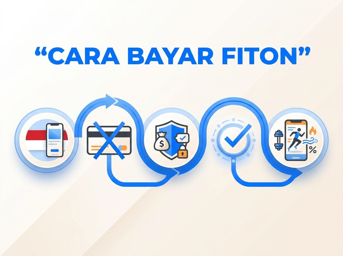 Ilustrasi Cara Bayar FitOn Pro dari Indonesia Tanpa Kartu Kredit
