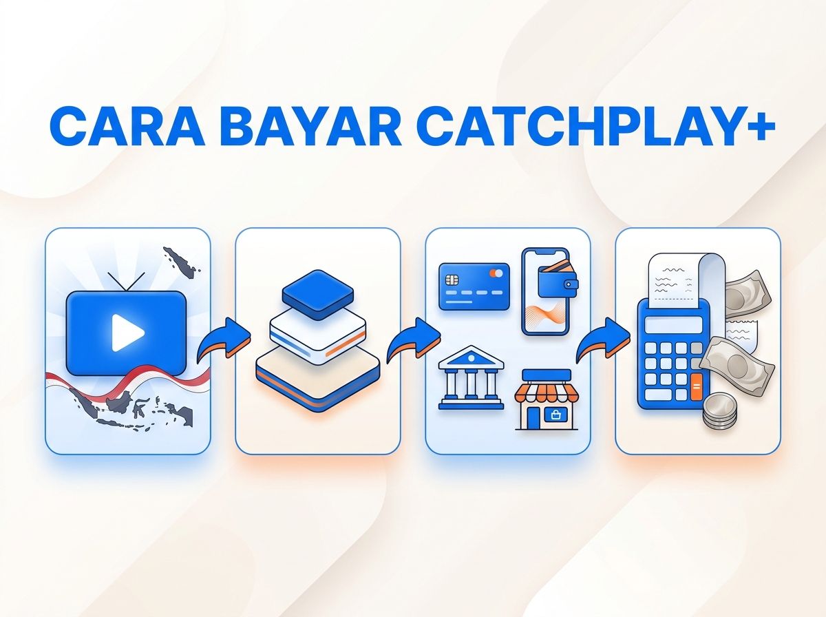Ilustrasi Cara Bayar Catchplay+ di Indonesia: Paket dan Total Rupiah