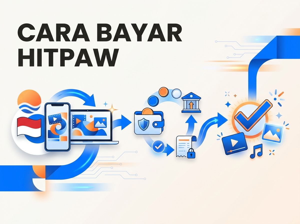 Ilustrasi Cara Bayar HitPaw dari Indonesia Tanpa Kartu Kredit