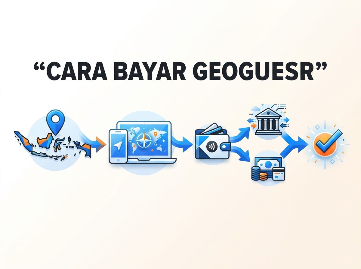 Ilustrasi Cara Bayar GeoGuessr dari Indonesia Tanpa Kartu Kredit
