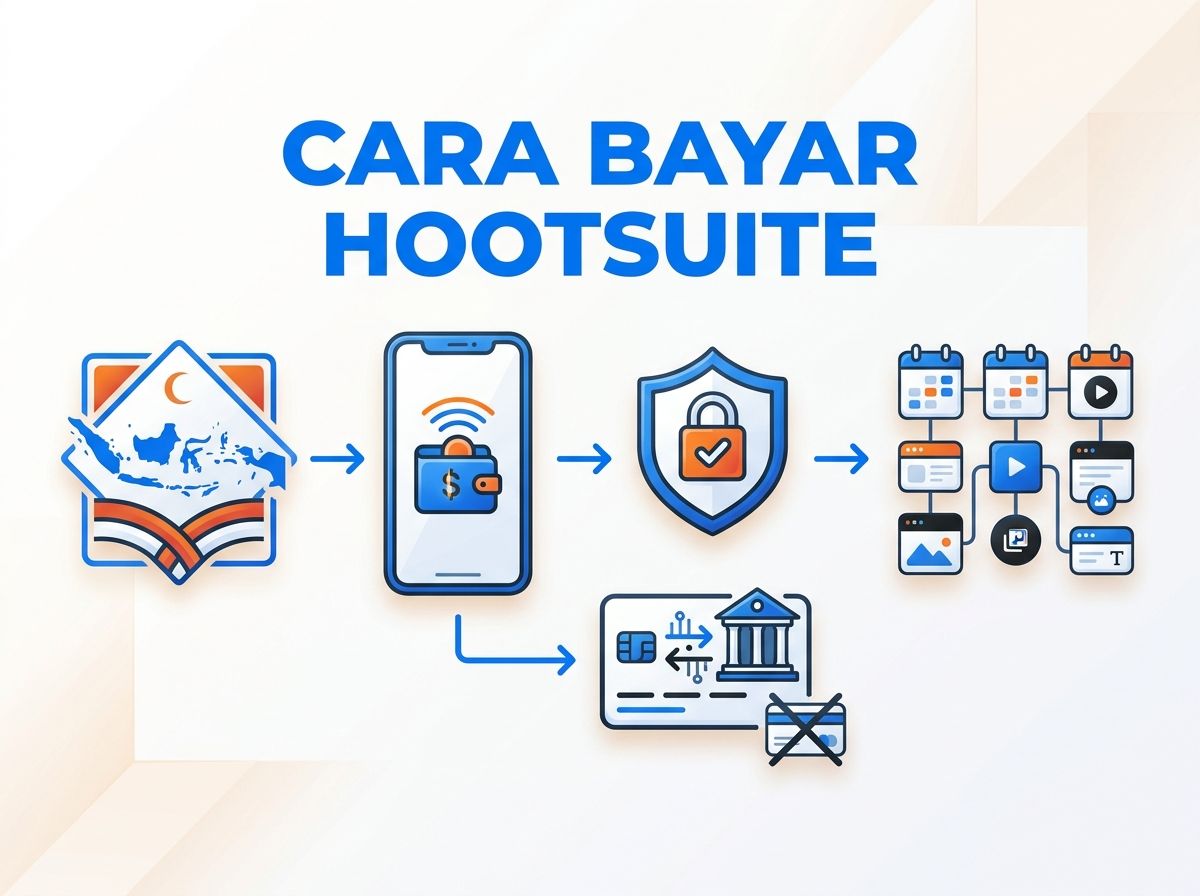 Ilustrasi Cara Bayar Hootsuite dari Indonesia Tanpa Kartu Kredit