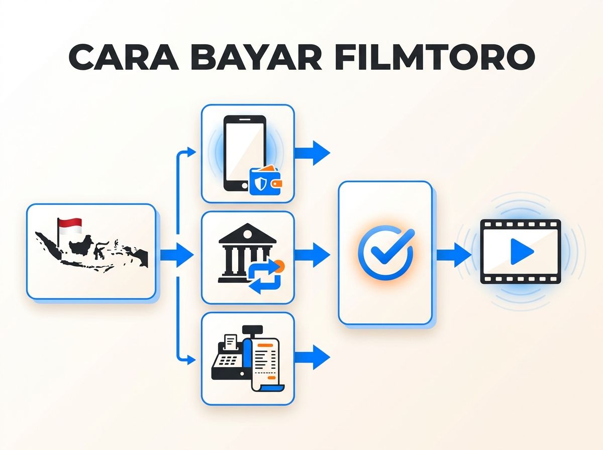 Ilustrasi Cara Bayar FilmToro dari Indonesia Tanpa Kartu Kredit