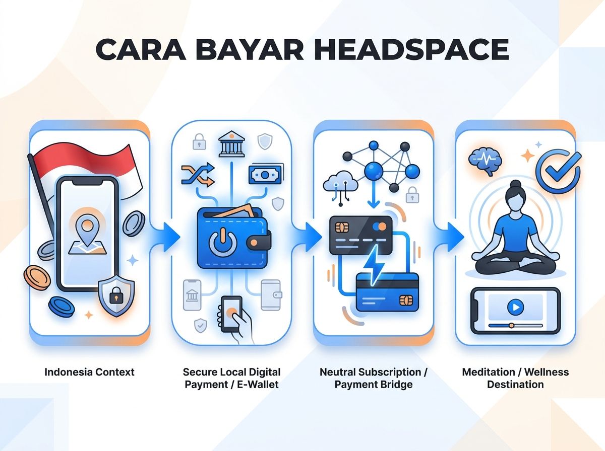 Ilustrasi Cara Bayar Headspace dari Indonesia Tanpa Kartu Kredit
