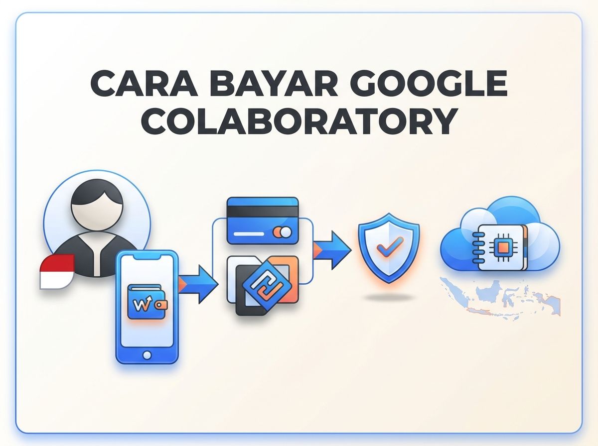 Ilustrasi Cara Bayar Google Colaboratory dari Indonesia Tanpa Kartu Kredit