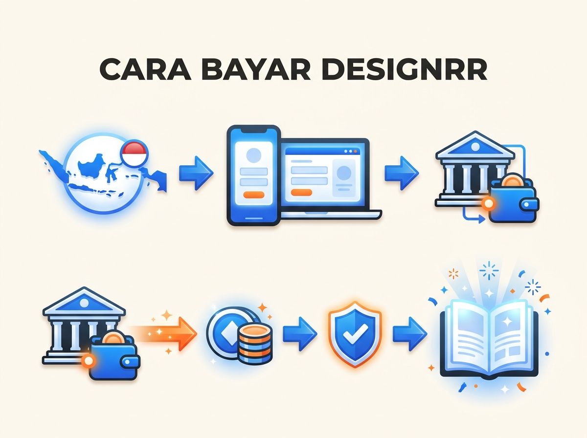 Ilustrasi Cara Bayar Designrr dari Indonesia Tanpa Kartu Kredit