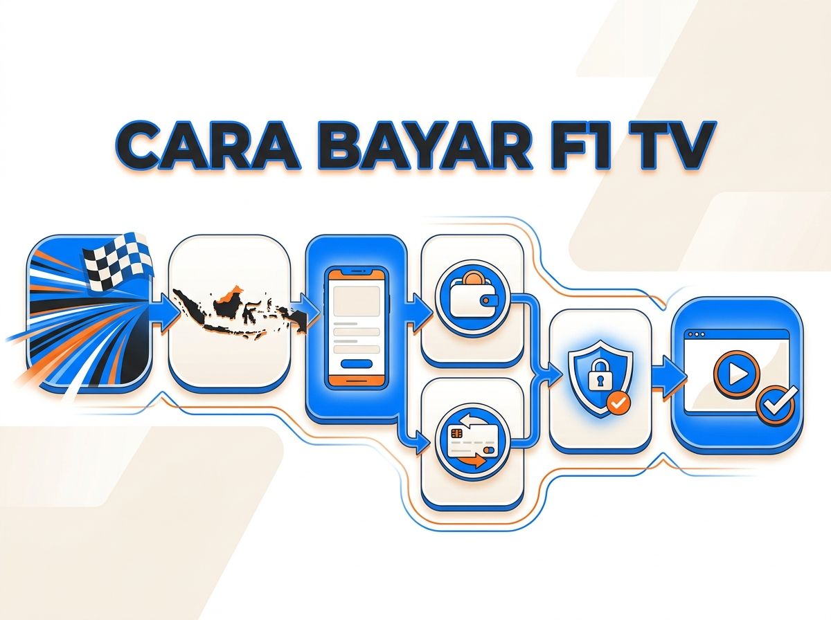 Ilustrasi Cara Bayar F1 TV Pro dari Indonesia Tanpa Kartu Kredit