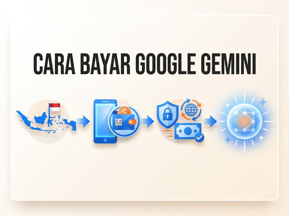 Ilustrasi Cara Bayar Google Gemini dari Indonesia Tanpa Kartu Kredit