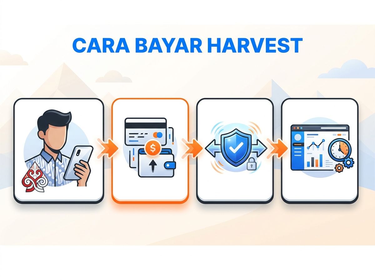 Ilustrasi Cara Bayar Harvest dari Indonesia Tanpa Kartu Kredit