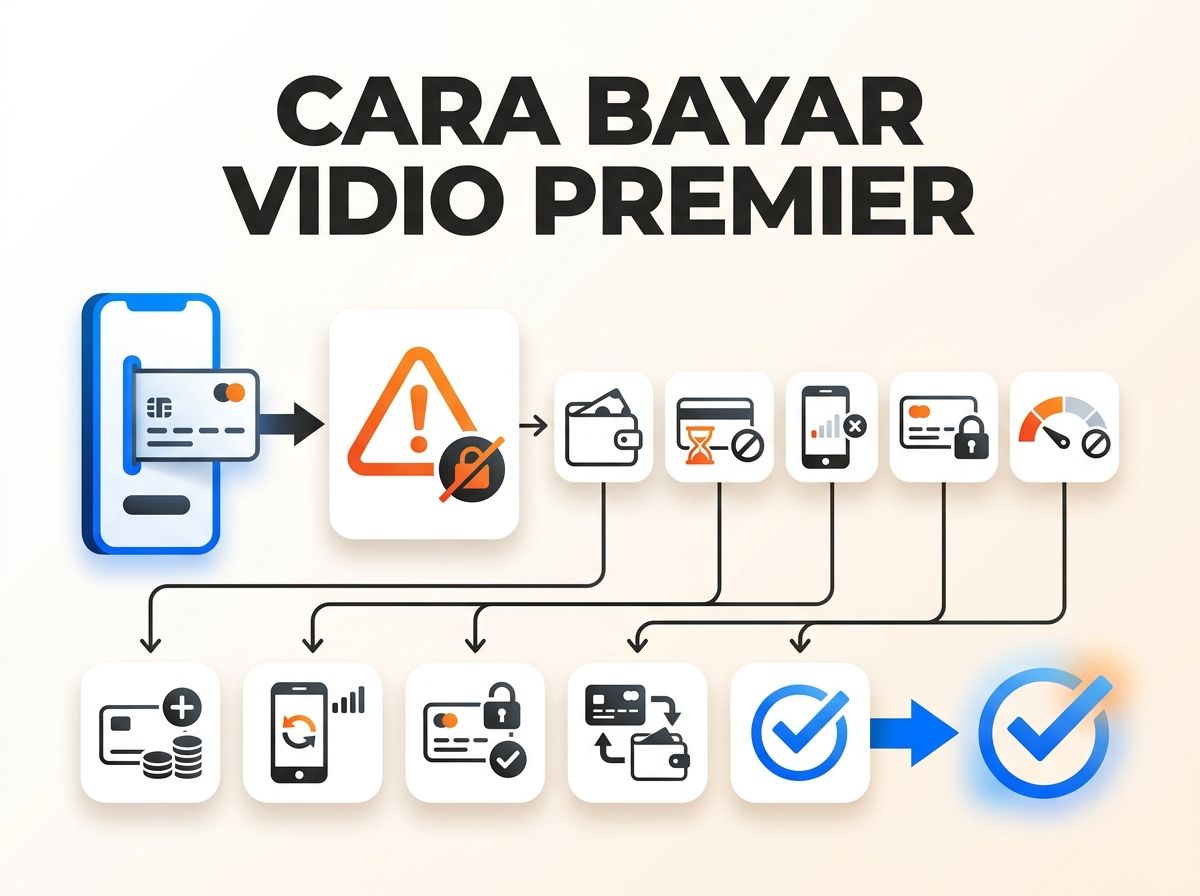 Ilustrasi Vidio Premier Diamond Gagal Bayar atau Kartu Ditolak: Penyebab dan Solusi