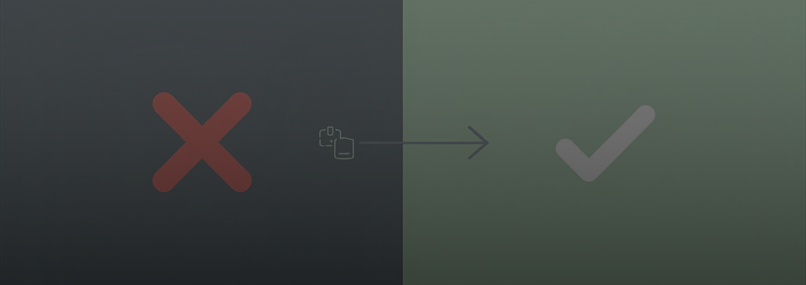 A minimalist comparison of JoinBareng which is safe (checkmark icon) vs DIY sharing which is risky (x icon).