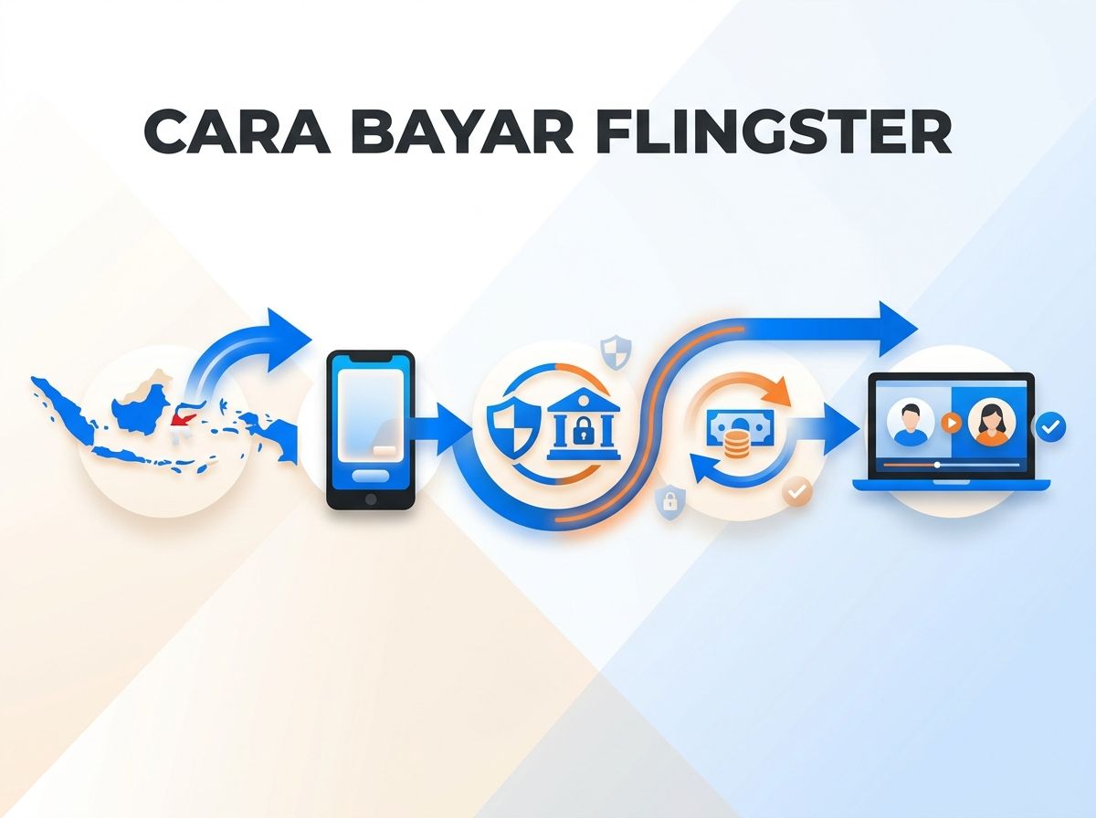 Ilustrasi Cara Bayar Flingster dari Indonesia Tanpa Kartu Kredit