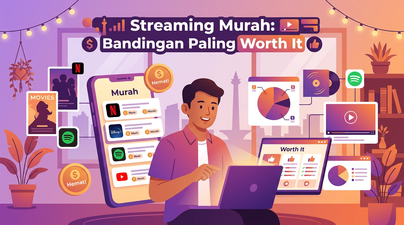 Bandingan streaming murah Netflix Disney Spotify YouTube Premium