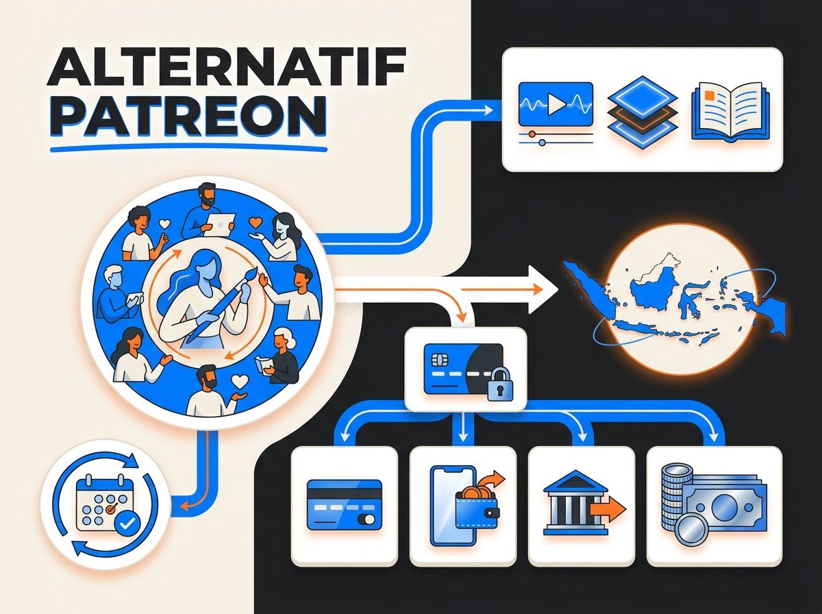 Ilustrasi Alternatif Patreon yang Bisa Dibayar dari Indonesia