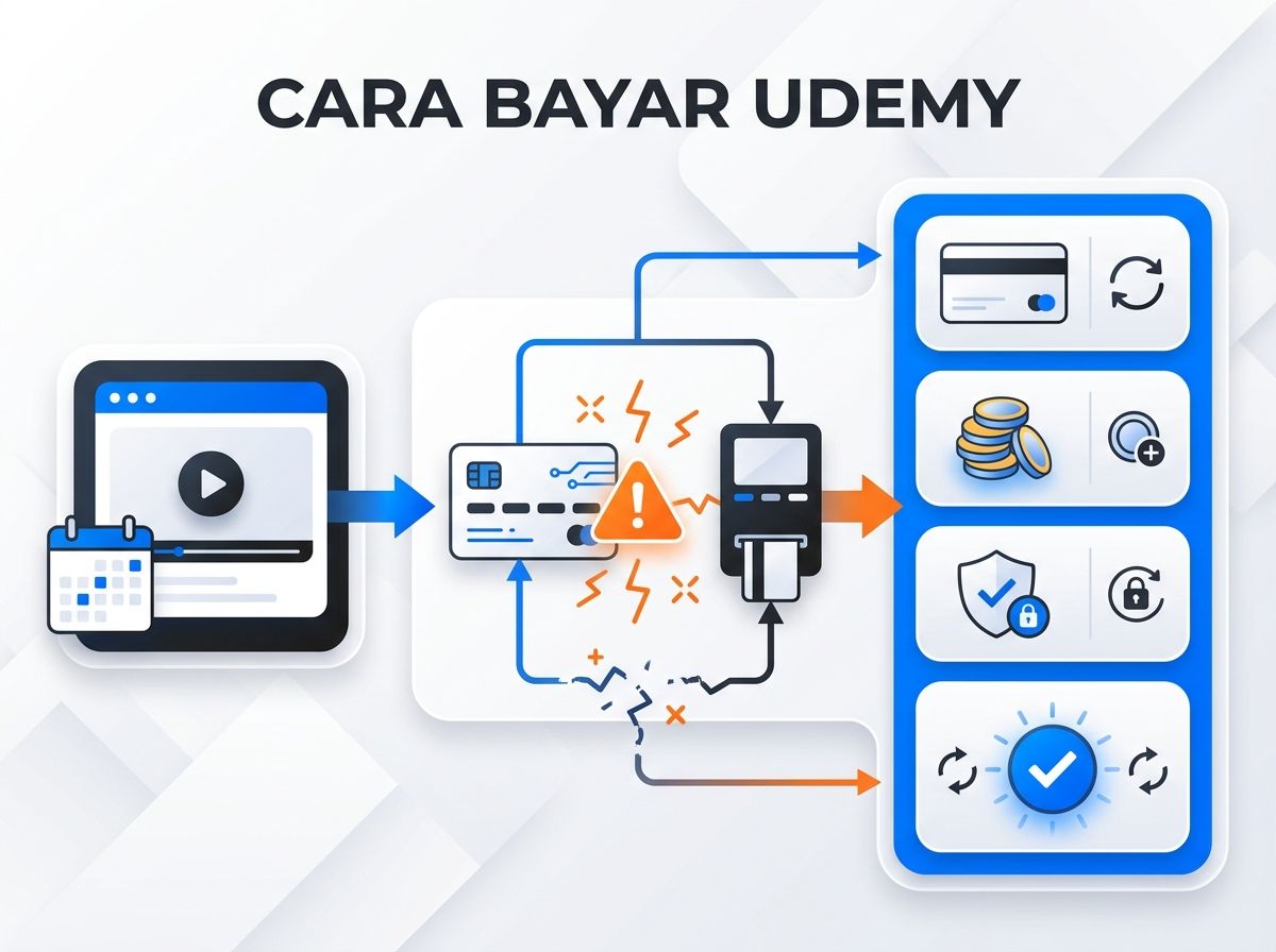 Ilustrasi Udemy Personal Plan Gagal Bayar: Penyebab & Solusi ({{CURRENT_YEAR}})