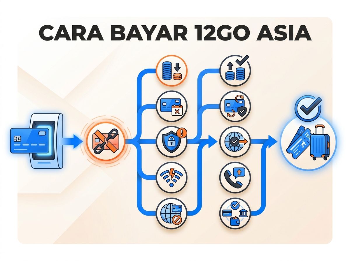 Ilustrasi 12Go Asia Gagal Bayar atau Kartu Ditolak: Penyebab dan Solusi