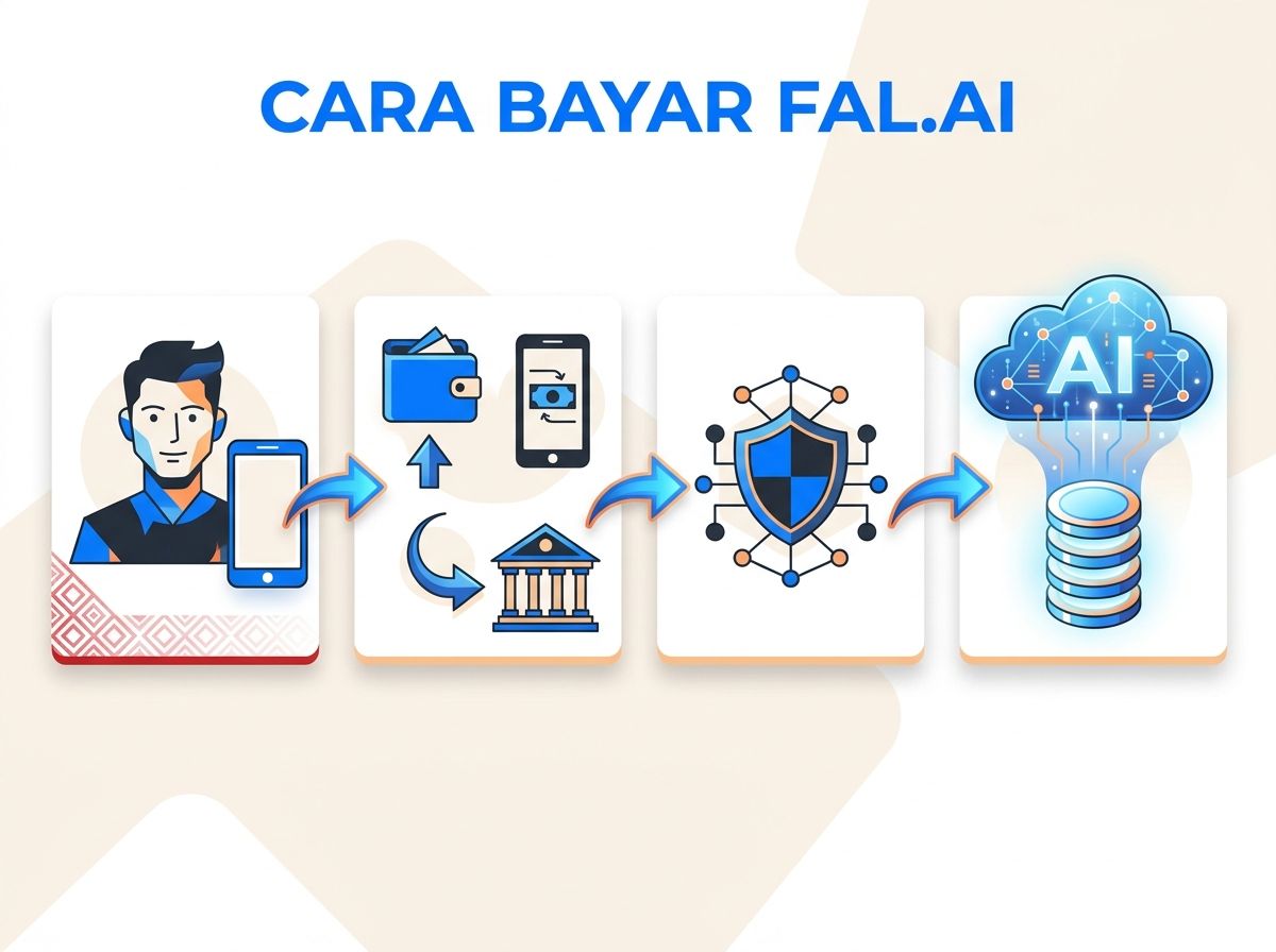 Ilustrasi Cara Bayar Fal.ai Credits dari Indonesia Tanpa Kartu Kredit