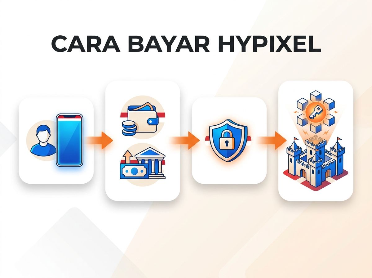 Ilustrasi Cara Bayar Hypixel dari Indonesia Tanpa Kartu Kredit