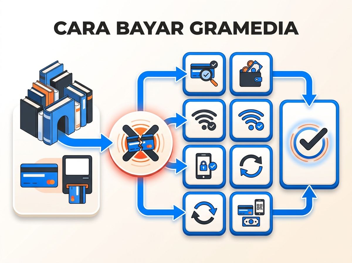 Ilustrasi Gramedia Gagal Bayar atau Kartu Ditolak: Penyebab & Solusi