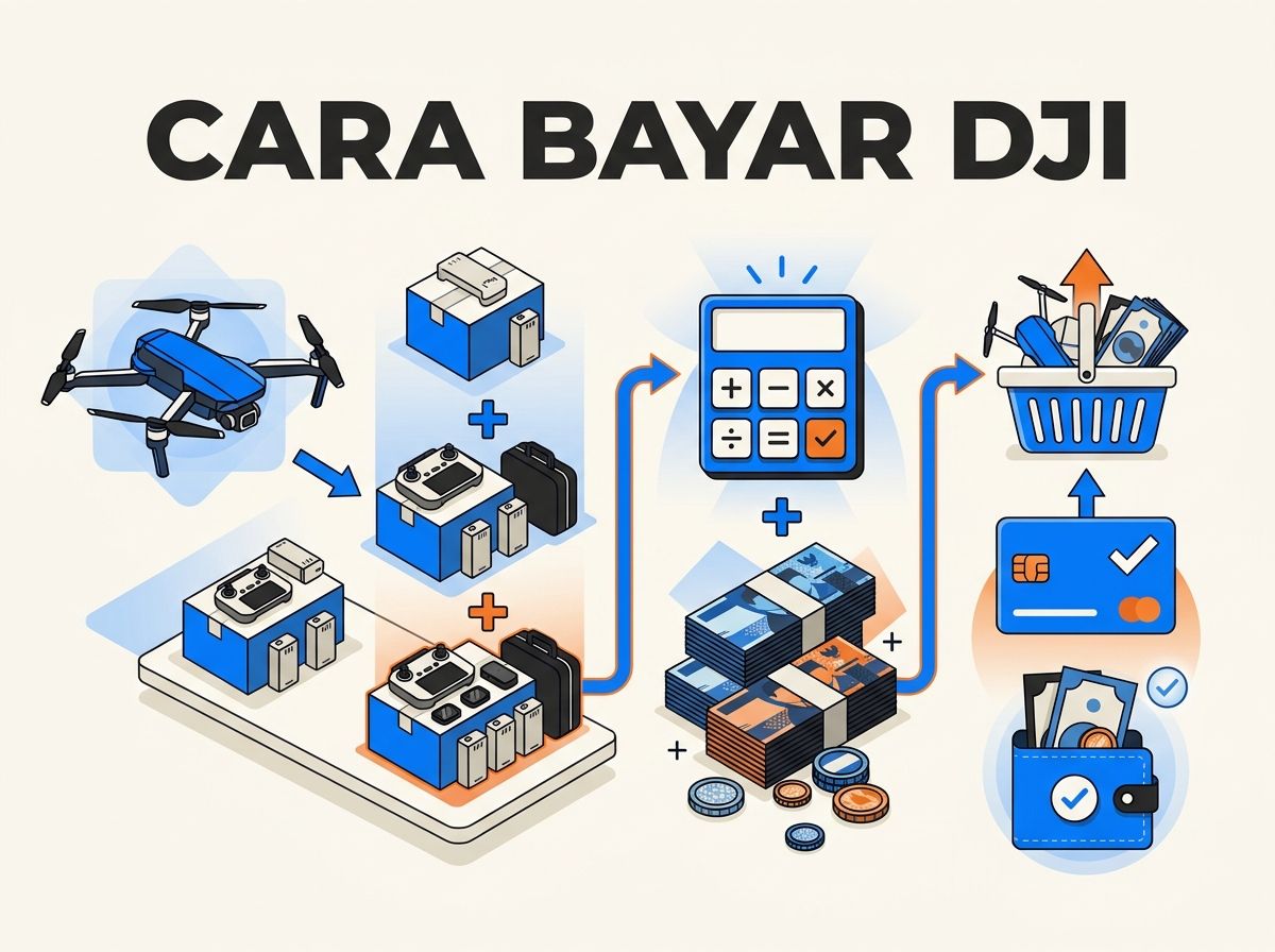 Ilustrasi Harga DJI di Indonesia: Paket dan Total Rupiah