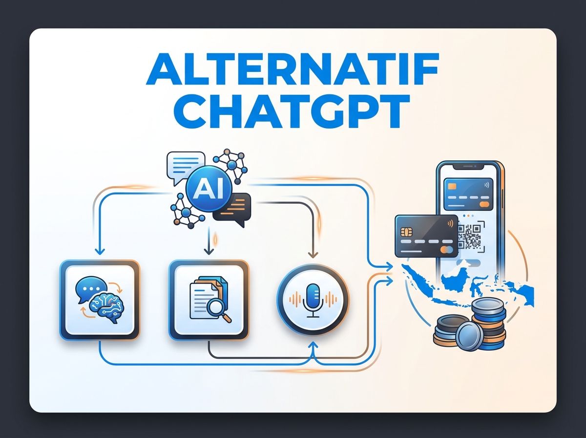 Ilustrasi Alternatif ChatGPT Plus yang Bisa Dibayar dari Indonesia
