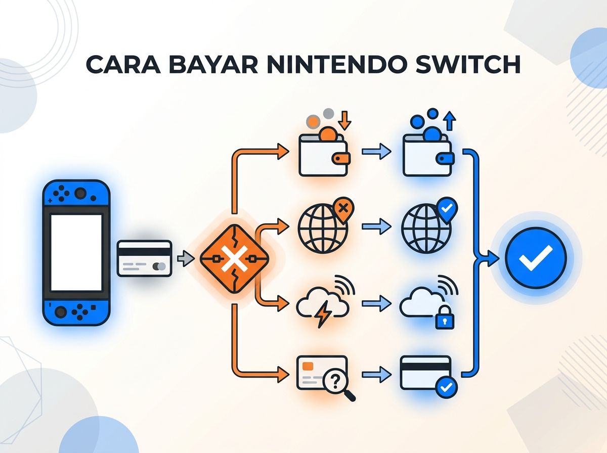 Ilustrasi Nintendo Switch Online + Expansion Pack Gagal Bayar: Penyebab dan Solusi