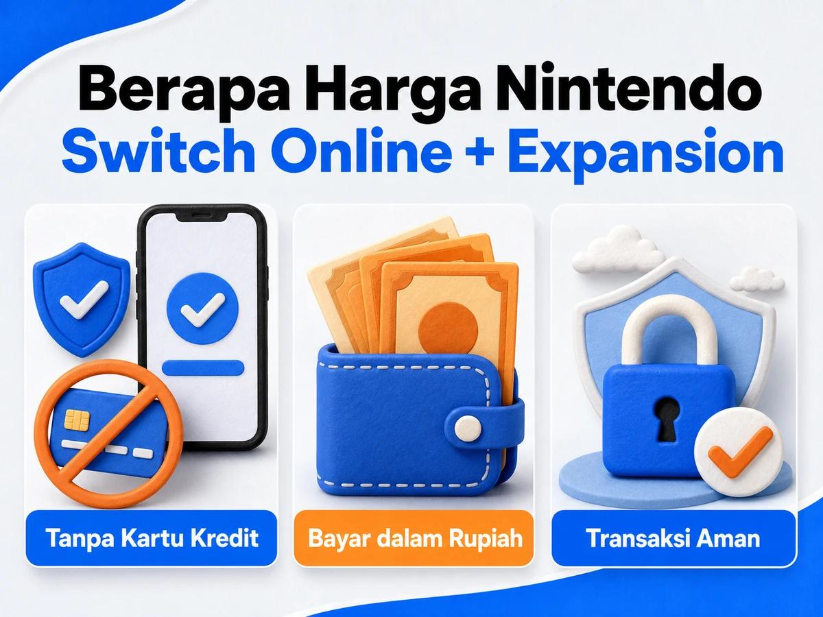 Ilustrasi pembayaran layanan digital dari Indonesia melalui ponsel, perencanaan biaya rupiah, dan konfirmasi transaksi digital yang aman.