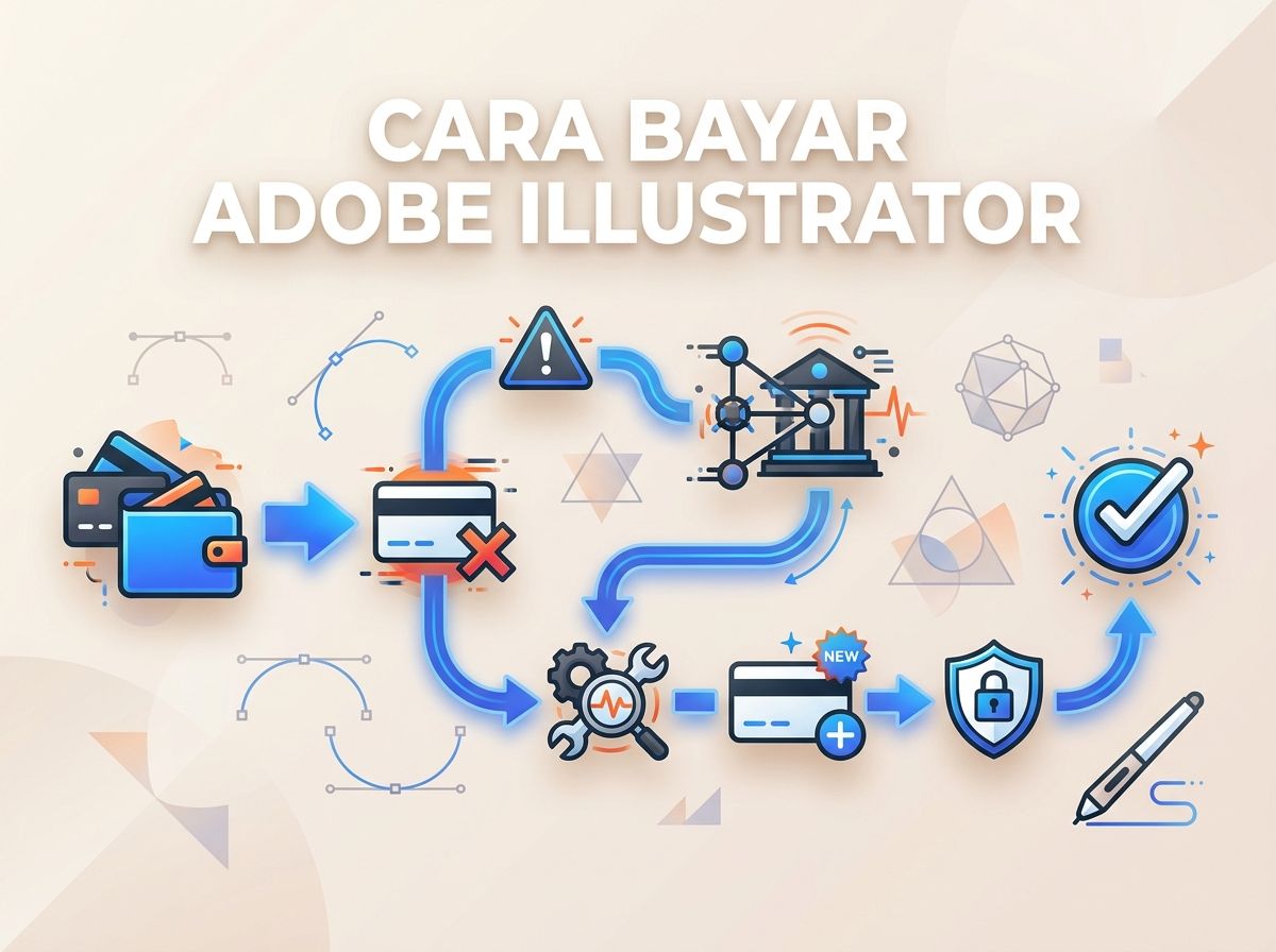 Ilustrasi Adobe Illustrator Gagal Bayar: Penyebab dan Cara Bayar Adobe Illustrator