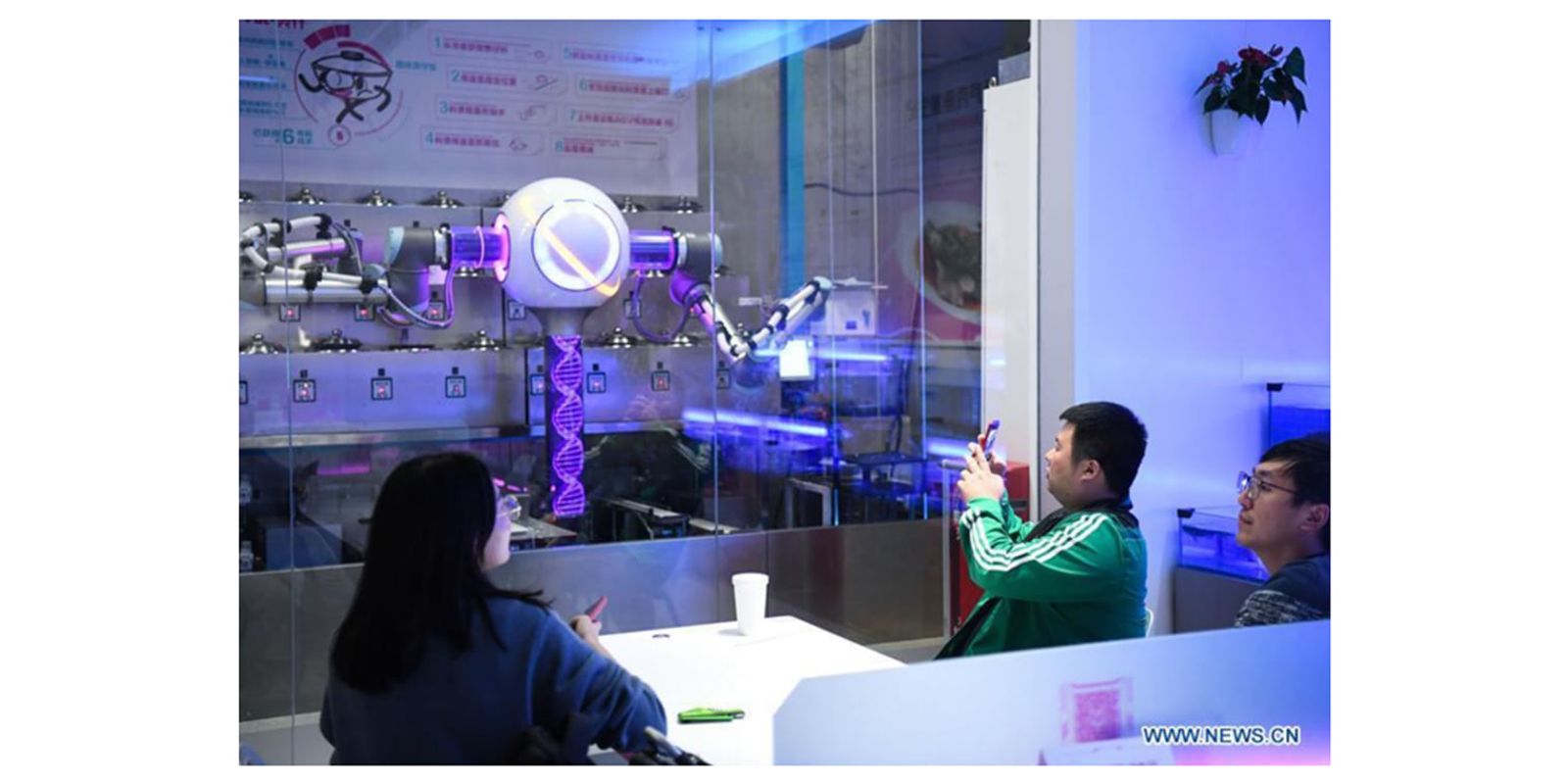 Modern Chinese restaurant blending technology and human service for personalized experiences