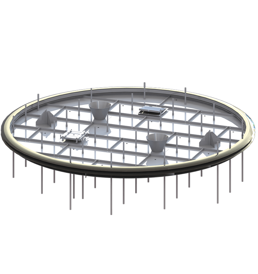 Megafloat™ full-contact internal floating roof — Vent Panels