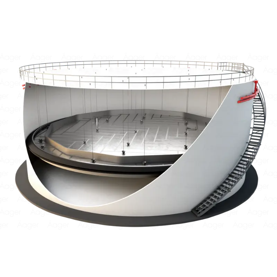 Cable-suspended internal floating roof (IFR) — Fire Protection