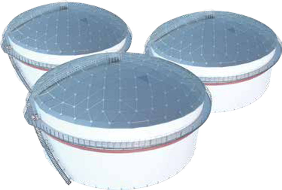 Aluminium geodesic domes — Butterfly Valves