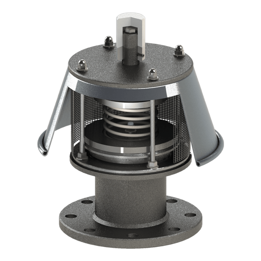 Model 143 End-of-line, spring-operated pressure relief valve — Butterfly Valves