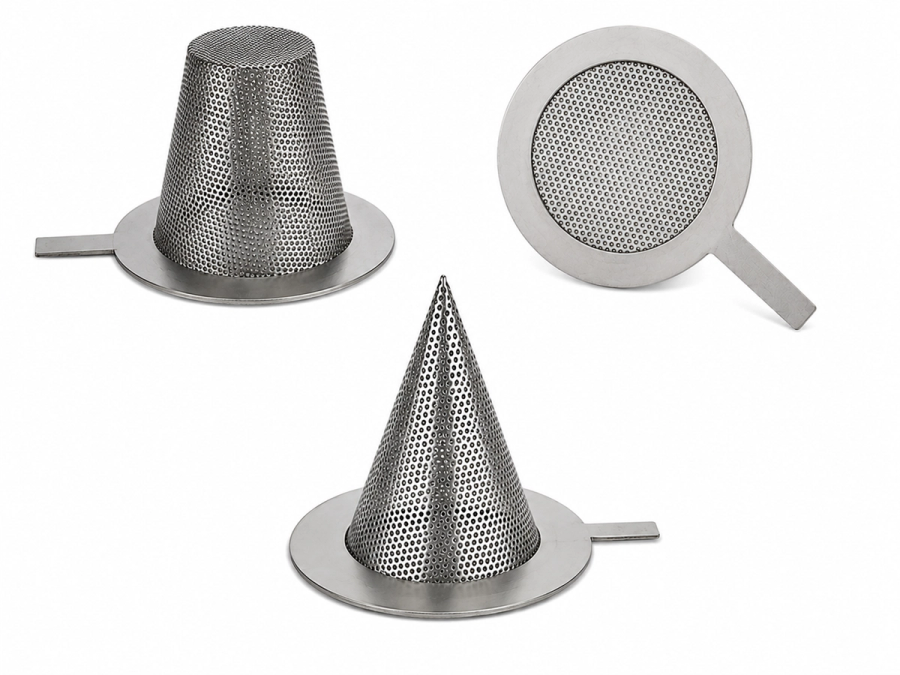 Temporary strainers — Strainers