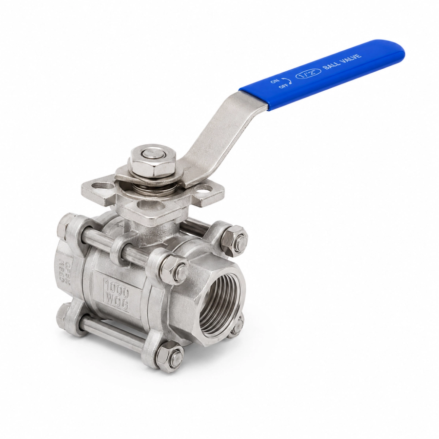 3-piece ball valve — Vent Panels