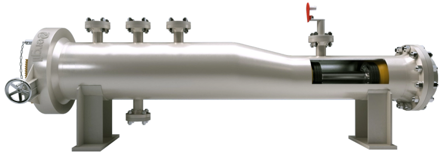 Pipeline cleaning system using scrapers — Special Equipment