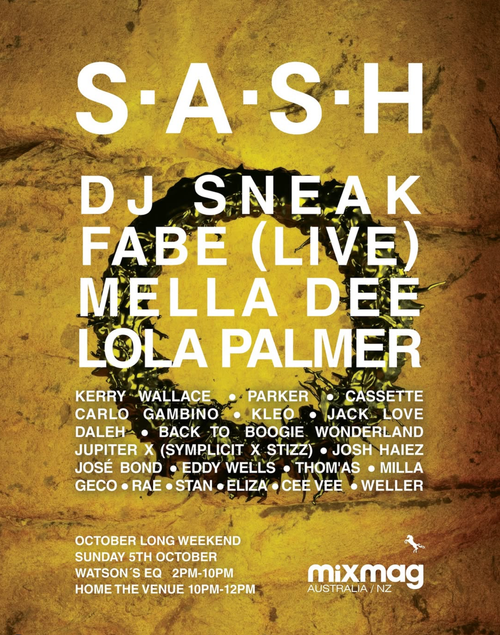 ★ S.A.S.H OCTOBER LONG WEEKEND ★ SUN OCT 5TH ★