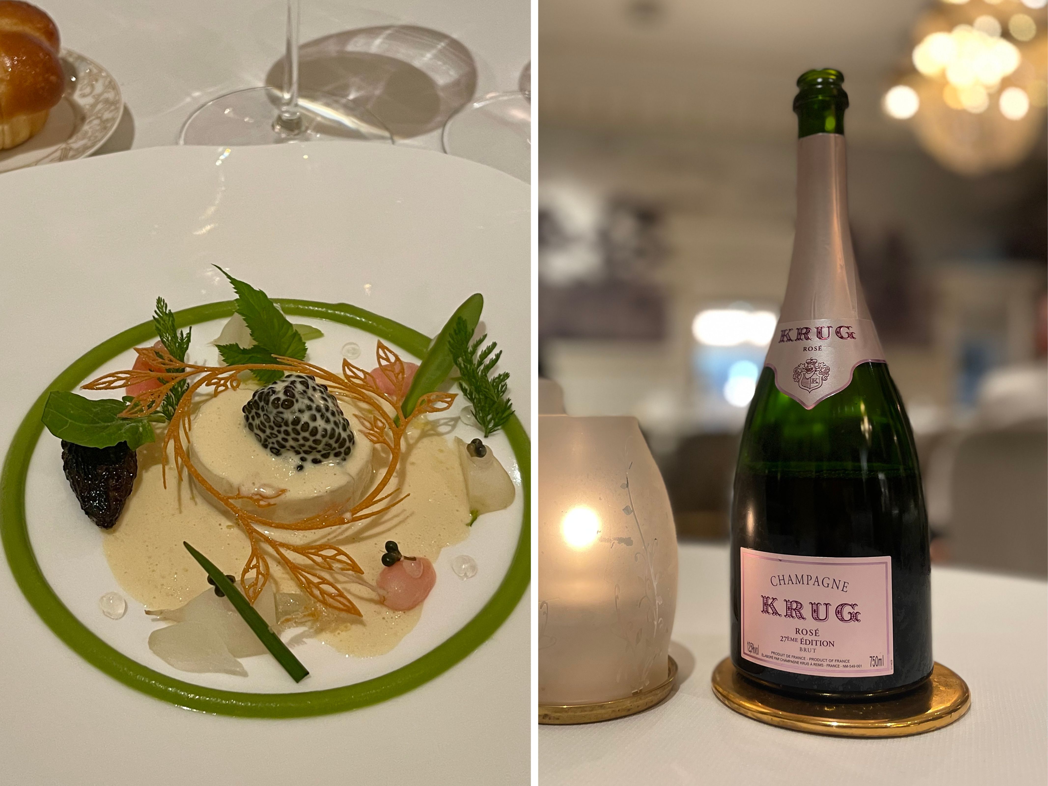 Kaviar og Krug i Speilsalen