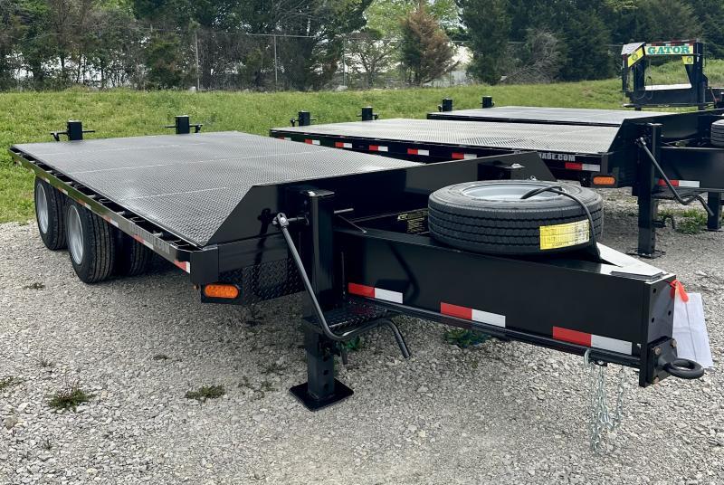 Deck Over Equipment Trailer w/ Steel Bed