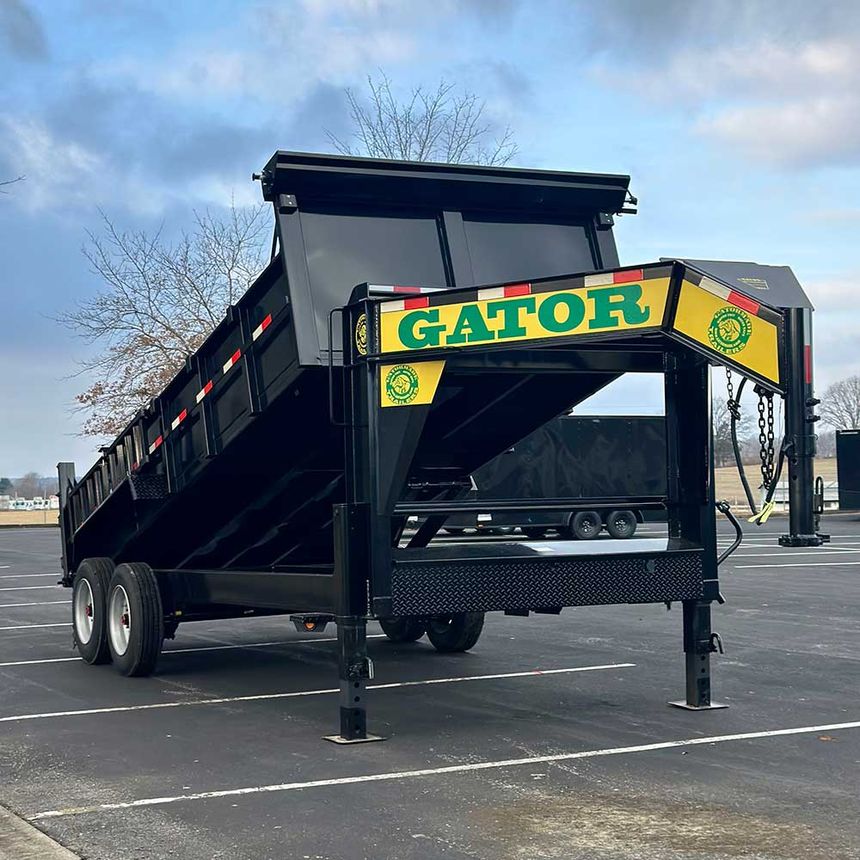 Gooseneck Dump Trailer 7×16 16K