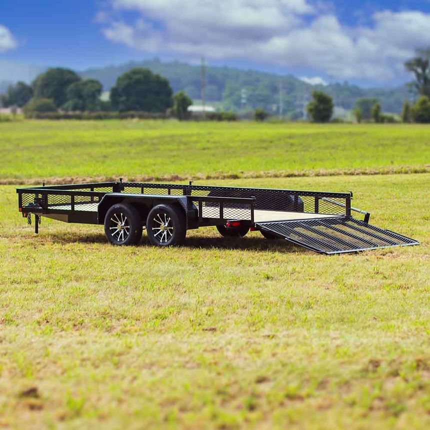 axle utility trailer