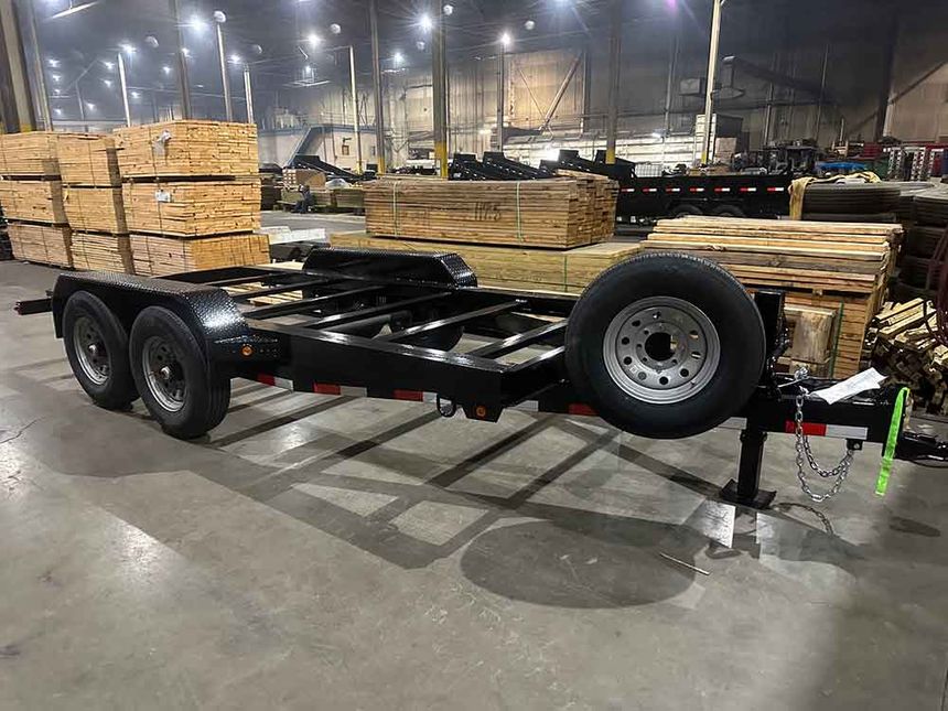 Custom Built Trailers for Construction 