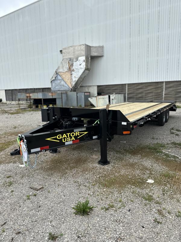 Deck Over Equipment Trailer w/ Hydraulic Jacks